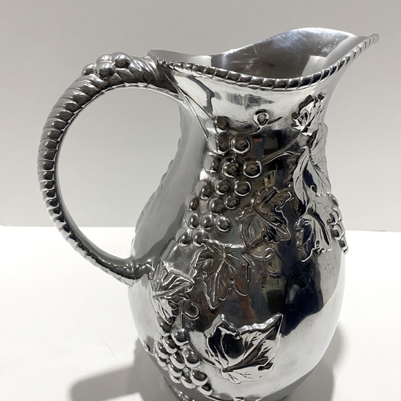 Lenox "Grape Weave" Pewter Beverage Pitcher NWOT - Picture 7 of 12